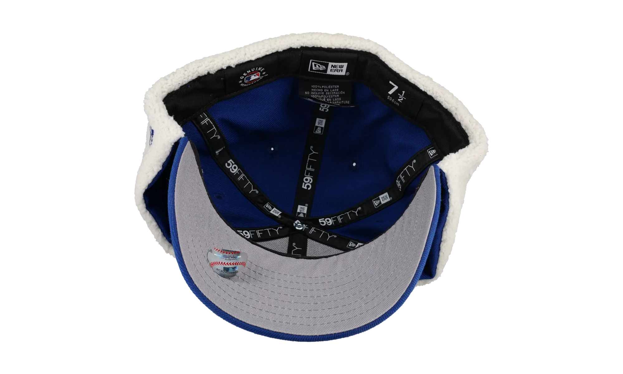 59FIFTY New York Mets Ear Flap Trappers Fitted Hat "Blue / White" NE201