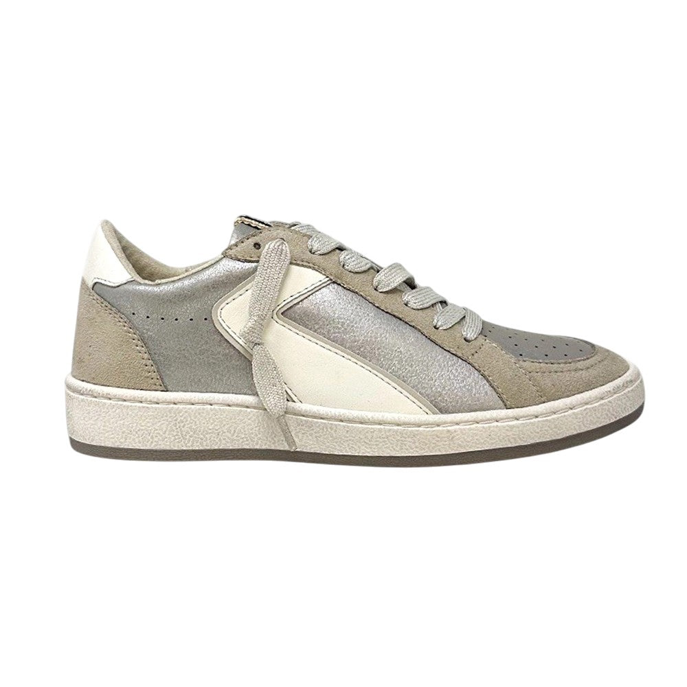 Salma Metallic Lace Up Sneakers