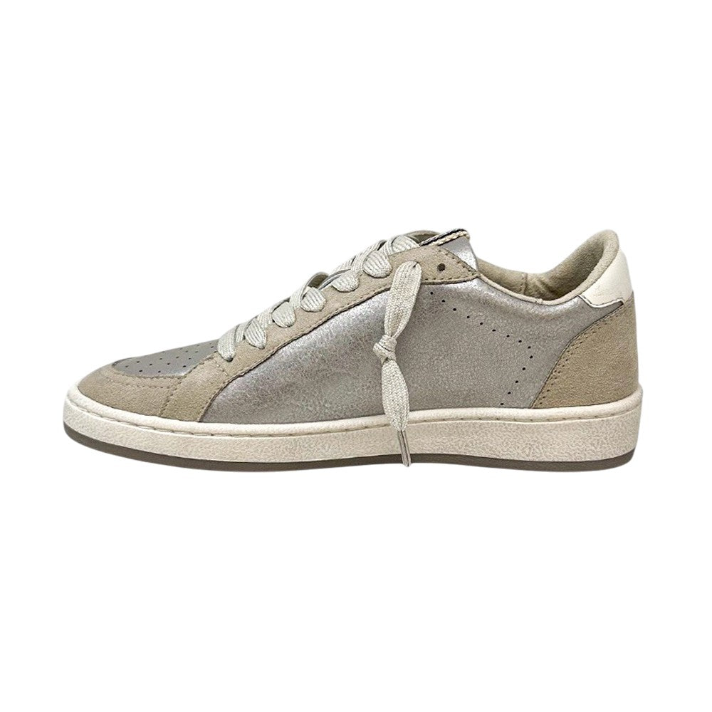Salma Metallic Lace Up Sneakers