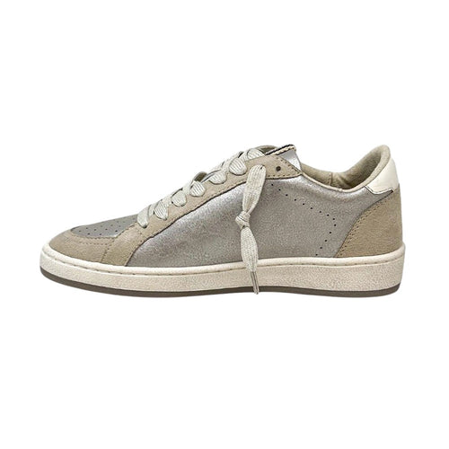 Salma Metallic Lace Up Sneakers