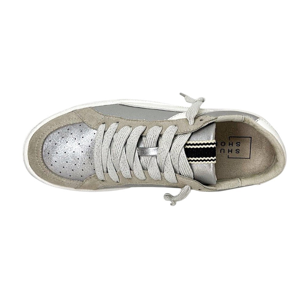 Salma Metallic Lace Up Sneakers