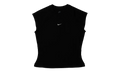 NSW Chill Knit Tight SS Ribbed Top WMNS "Black" IF0242 010