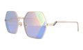 Hexagon Sunglasses "Shiny Gold" MCM126S-740