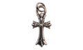 Double Cross Pendant with Bale "Silver" CHRM1154