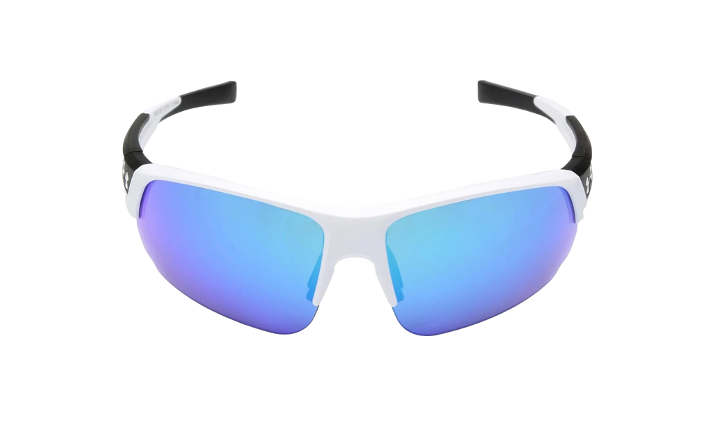 Changeup Dual Sunglasses "Blue Multiflection - Satin White" 8600129 110161