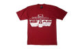 Jesus Emblem T-Shirt "Burgundy" HSR108
