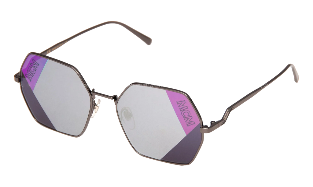 Hexagon Sunglasses "Dark Nickel" MCM126S-043
