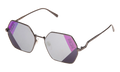 Hexagon Sunglasses "Dark Nickel" MCM126S-043