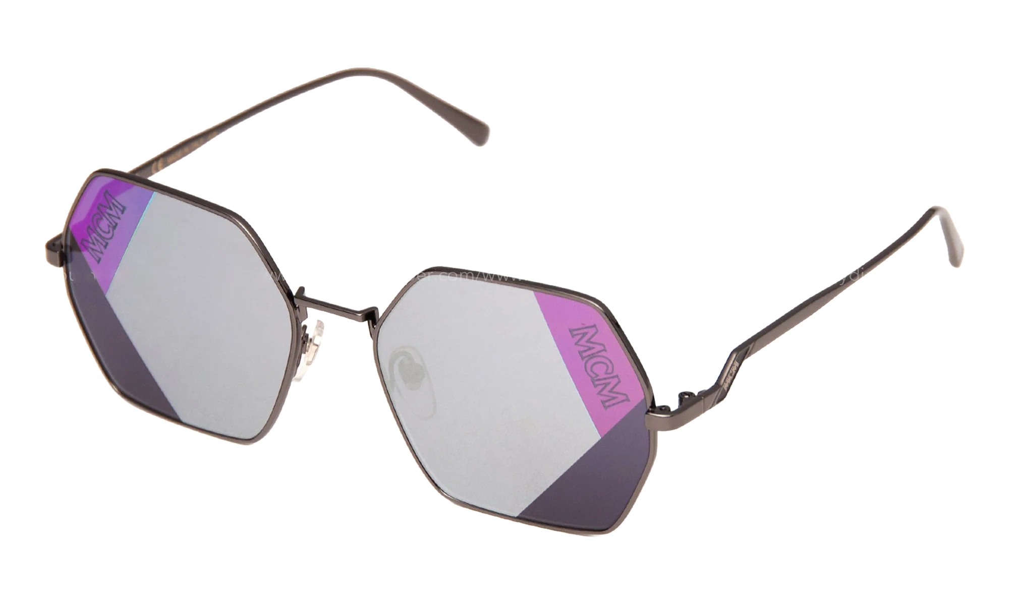 Hexagon Sunglasses "Dark Nickel" MCM126S-043
