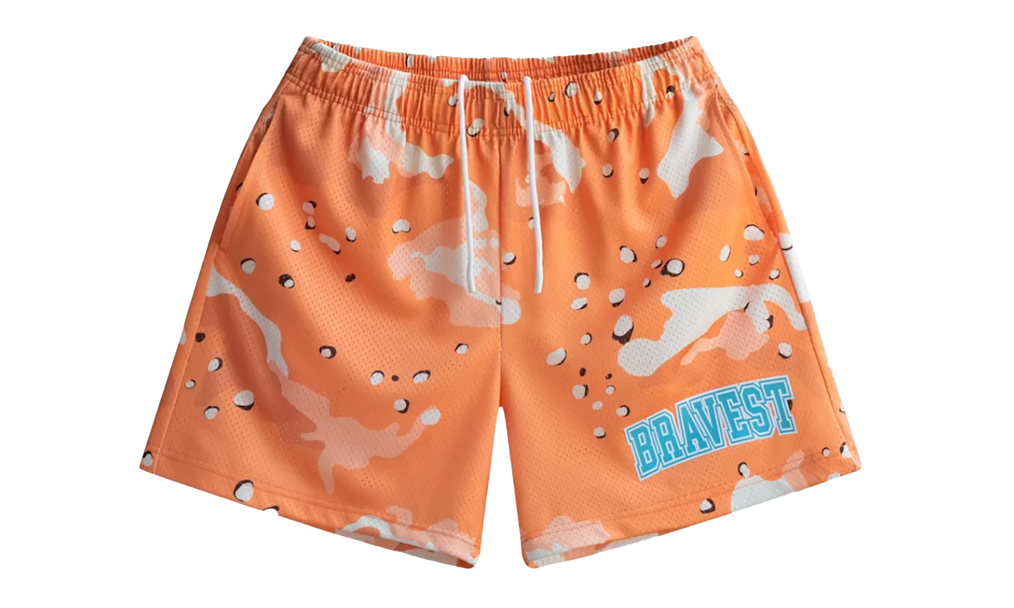 Chip Camo Shorts "Orange" BS117