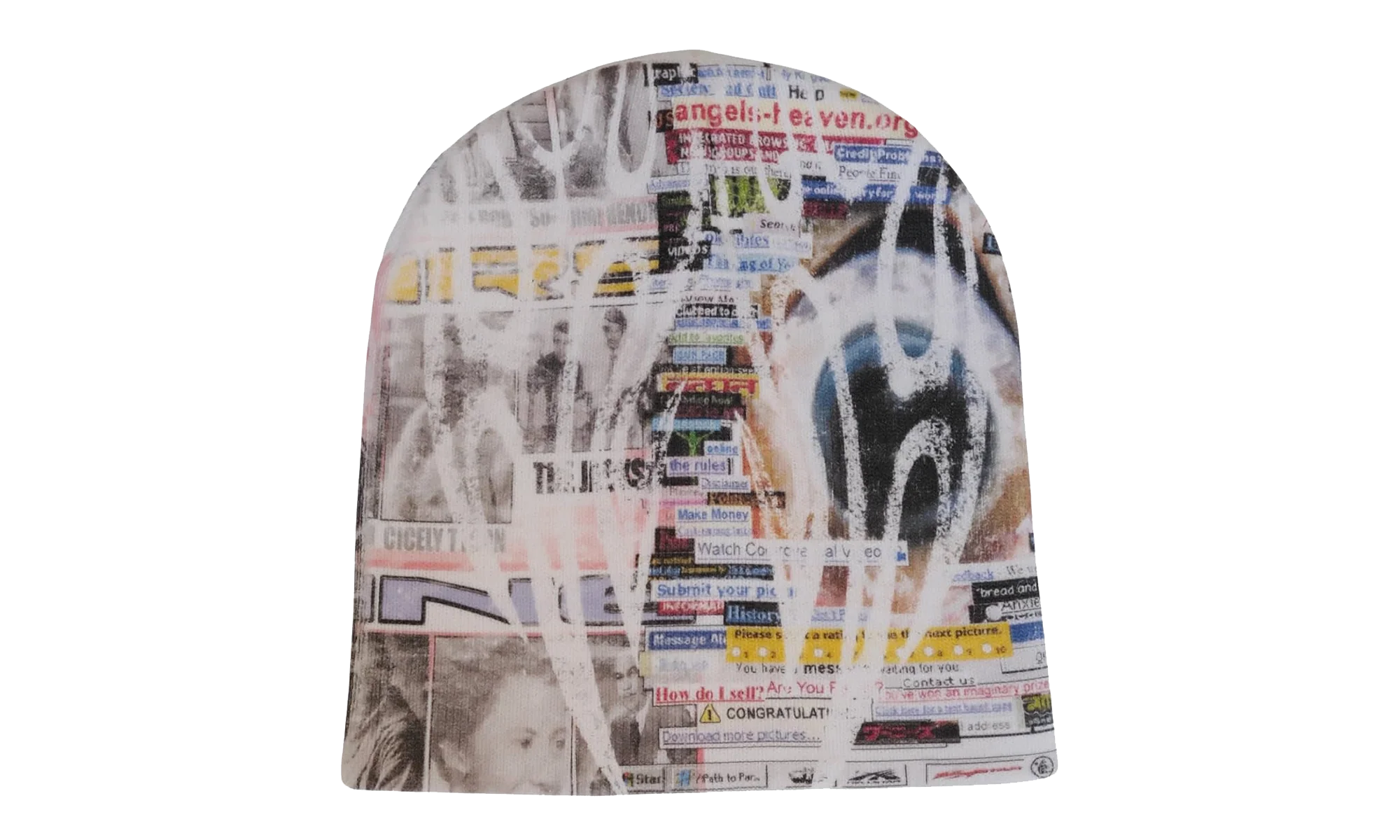No Guts No Glory Beanie "White" HSR268