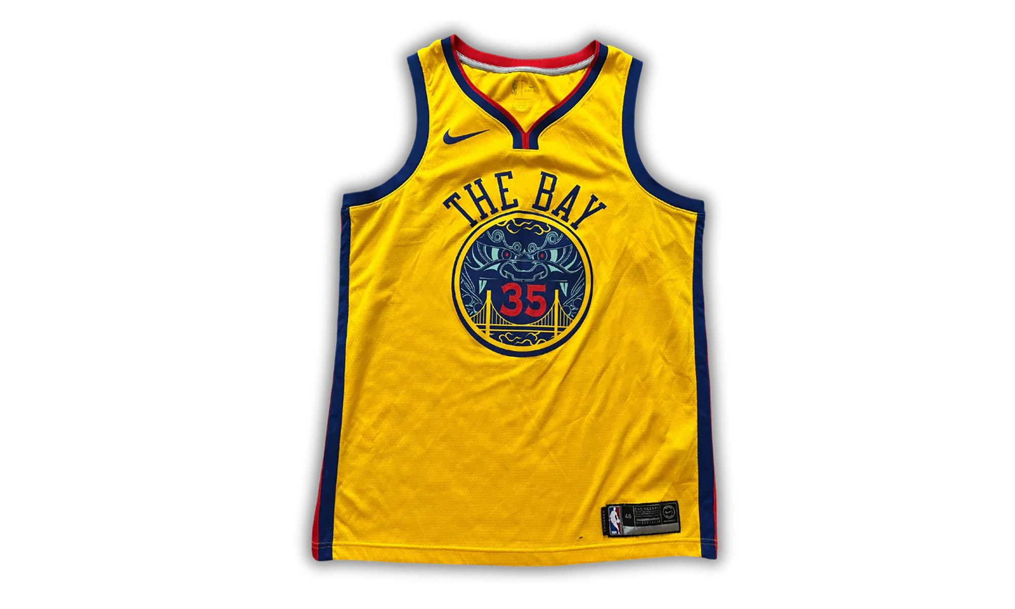 NBA Golden State Warriors Swingman Jersey GS "Kevin Durant - Yellow" 9Z2B7BY1P DURANT
