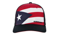 Indy Passport Trucker Hat "Black / Puerto Rico" FOS900914 26U