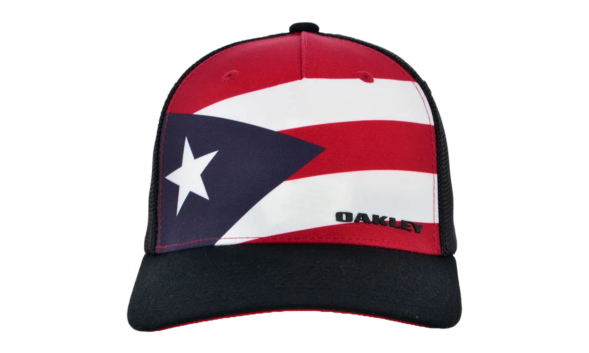 Indy Passport Trucker Hat "Black / Puerto Rico" FOS900914 26U