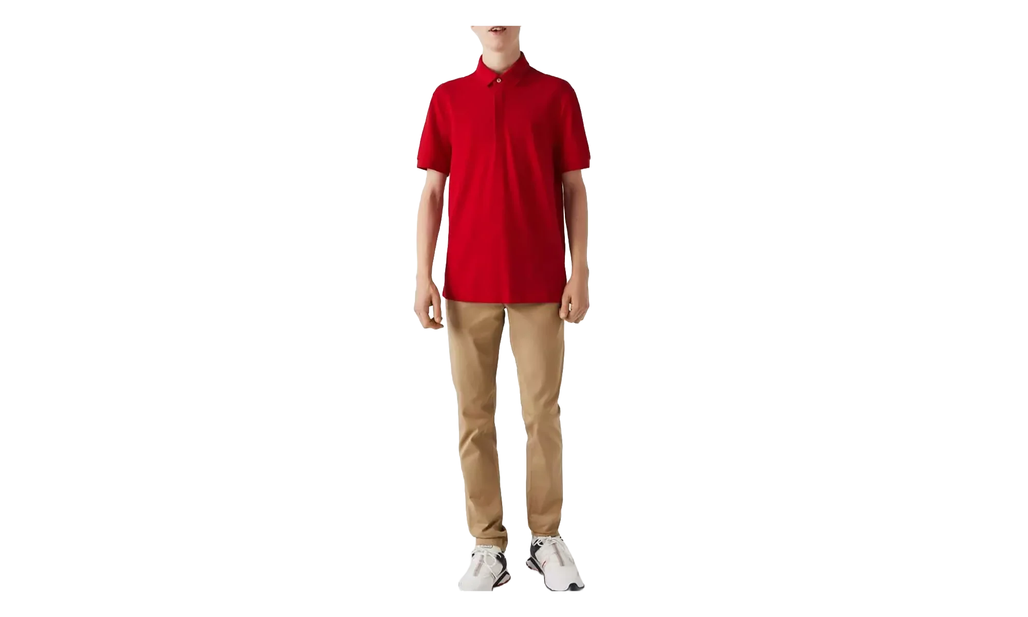 Regular Fit Paris Stretch Pique Polo "Red" PH5522 51 240