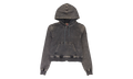 D-Angy-Hood Track Cropped Denim Hoodie "Black" A12574 068HT 02