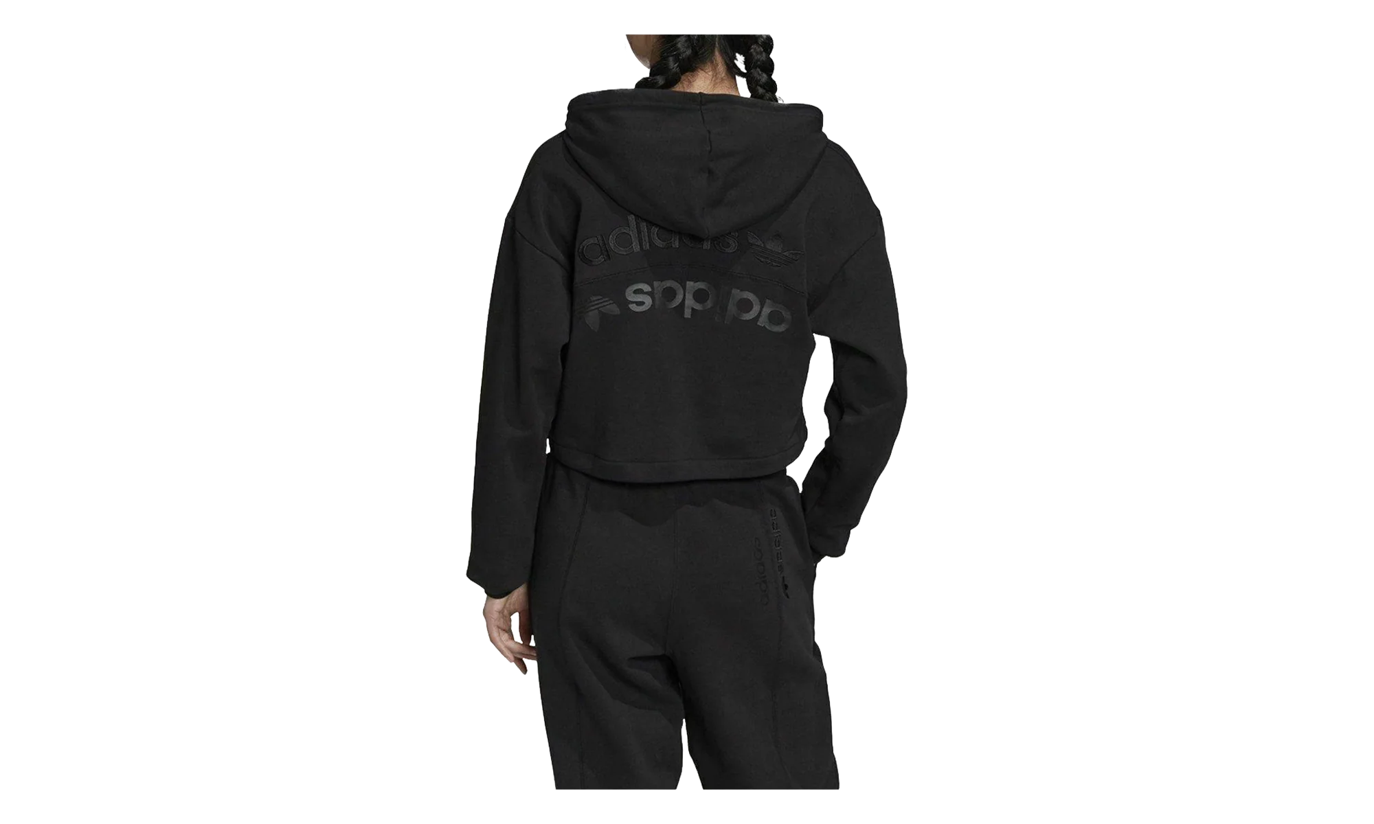 Originals Cropped Hoodie WMNS "Black" GD3090