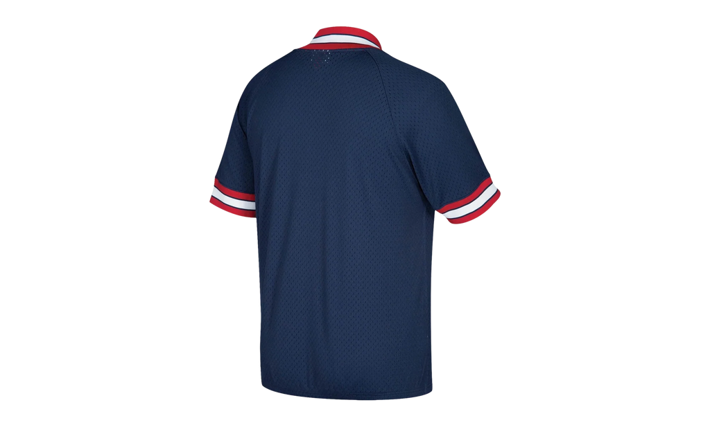 MLB Authentic Batting Practice 1/4 Zip Jersey "1991 Atlanta Braves – Navy" ABQZ3001 ABR91PPPNAVY