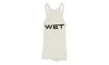 Mowalola Wet Tank Top "White" T303GD PFD
