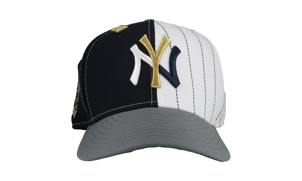 59FIFTY New York Yankees 1999 World Series Split Panel Fitted Hat "Black / White / Grey" NE256