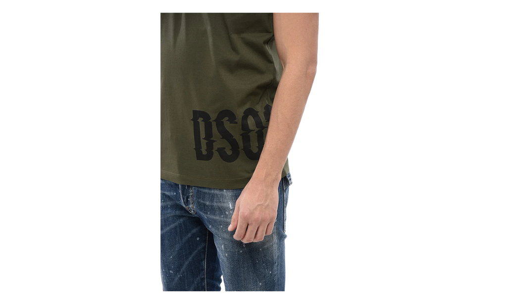 DSquare SS Tshirt "Military Green" S74GD1261S23009695