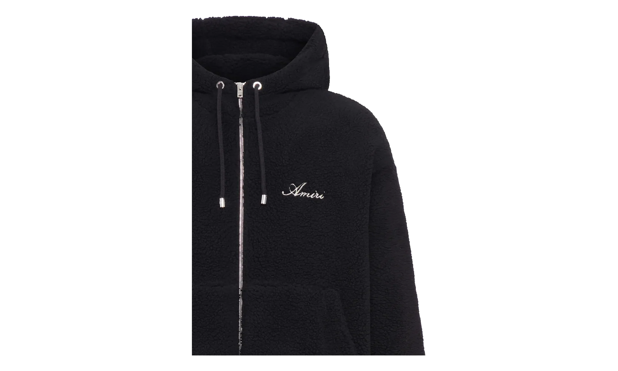 Bones Fleece Zip Hoodie "Black" AMOUJA1010 001