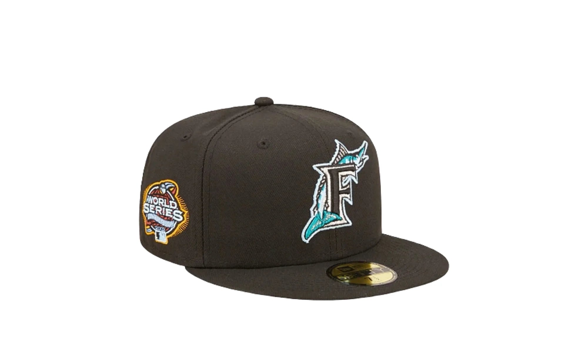 59Fifty MLB Florida Marlins Cloud Under Fitted Hat "Black" 60243776