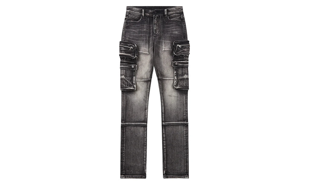 Slate Cargo Denim "Grey" B1839ASSTM