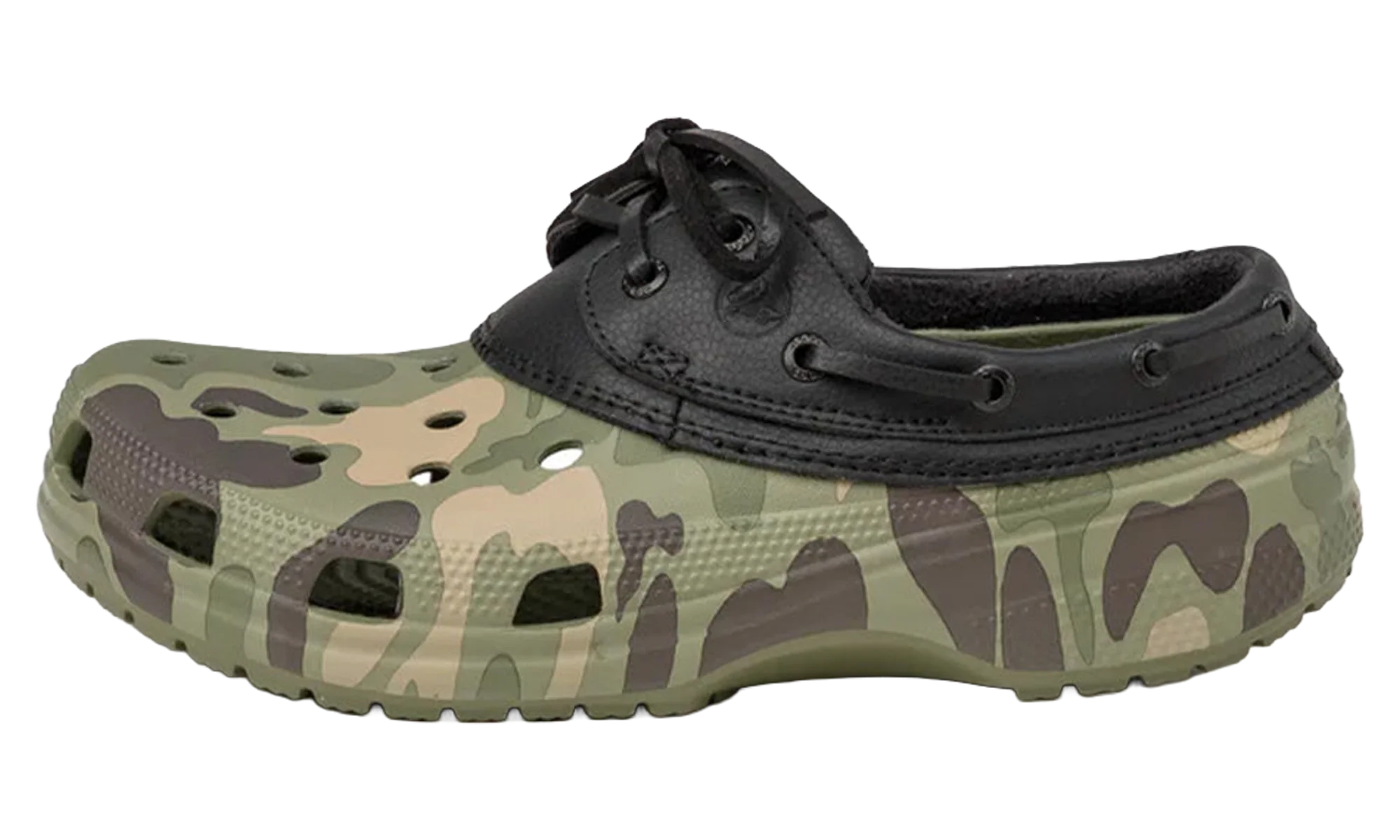 Classic Duck Camo Boat Shoe "Black" 212951 0SL