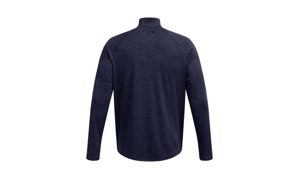 Long Sleeve Tech Textured 1/2 Zip High Neck "Midnight Navy / Black" 1382797 410