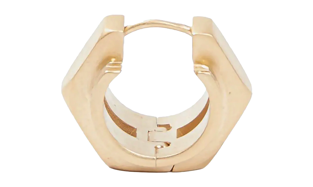 Bolt & Nut Ridged Earring "GOLD" SM0VG0020SV0272950