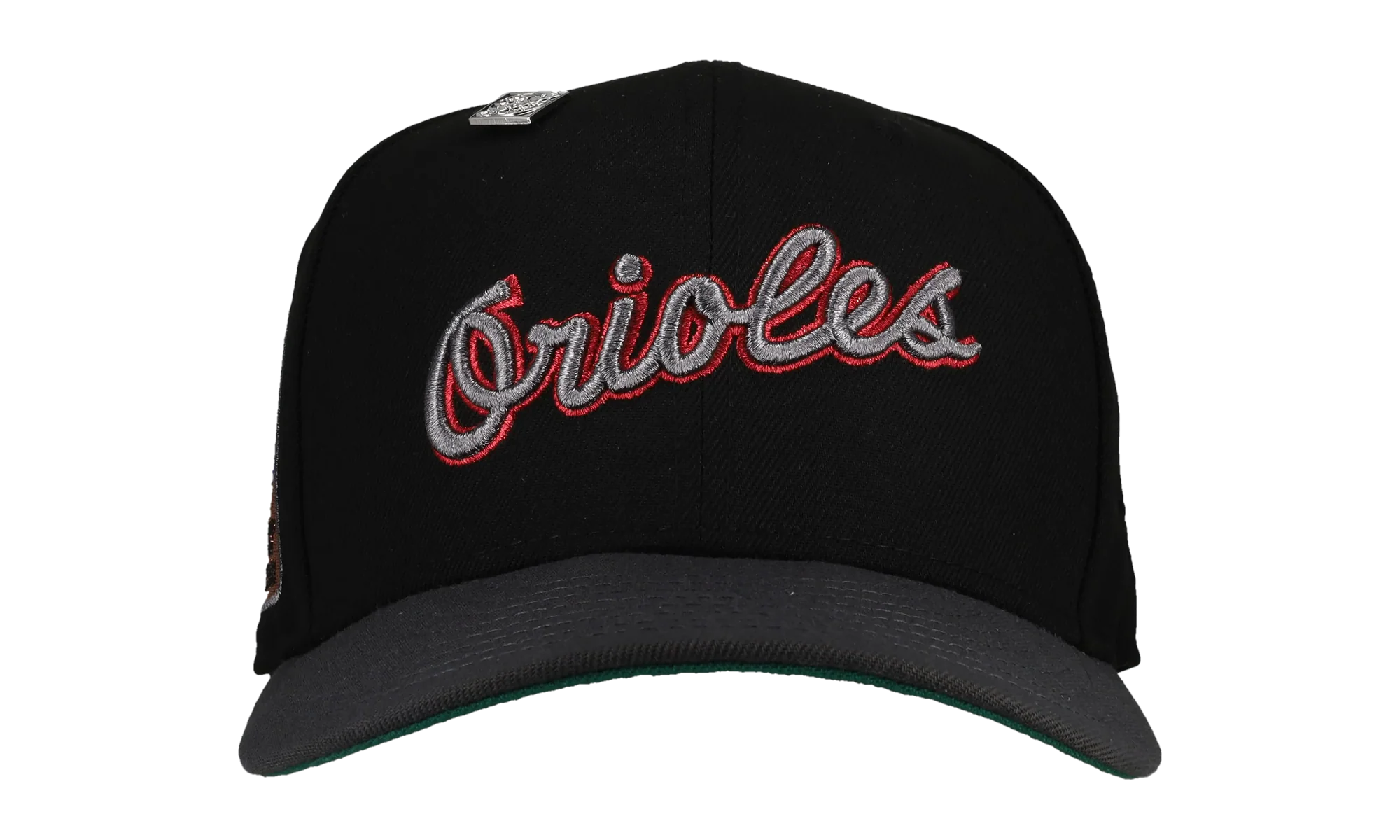 59FIFTY Baltimore Orioles 30th Anniversary Fitted Hat "Script Metallic - Black / Graphite" 123451299732