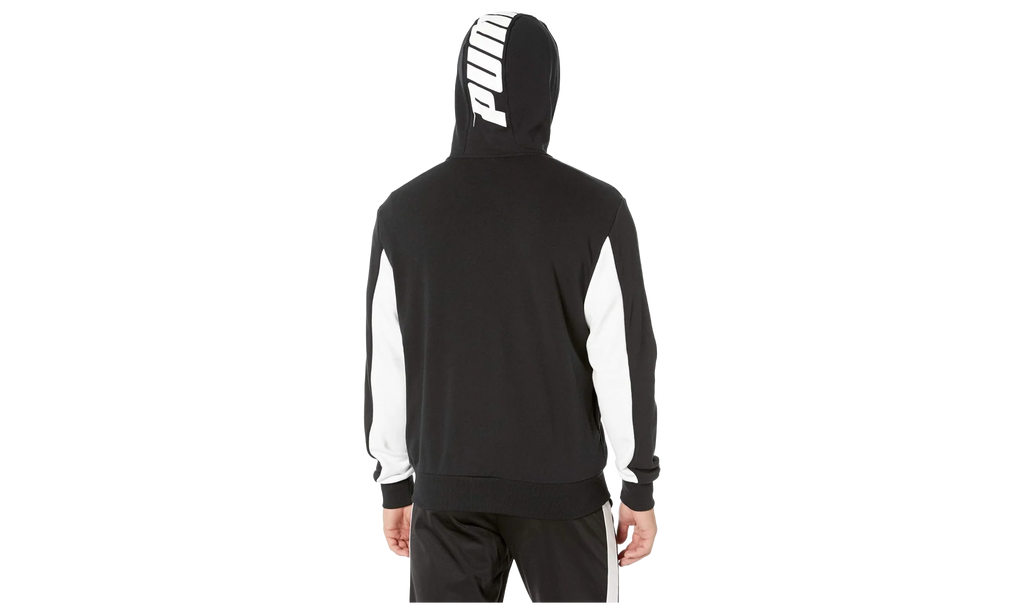 Rebel Hooded Track Jacket "Cotton Black" 854200 01