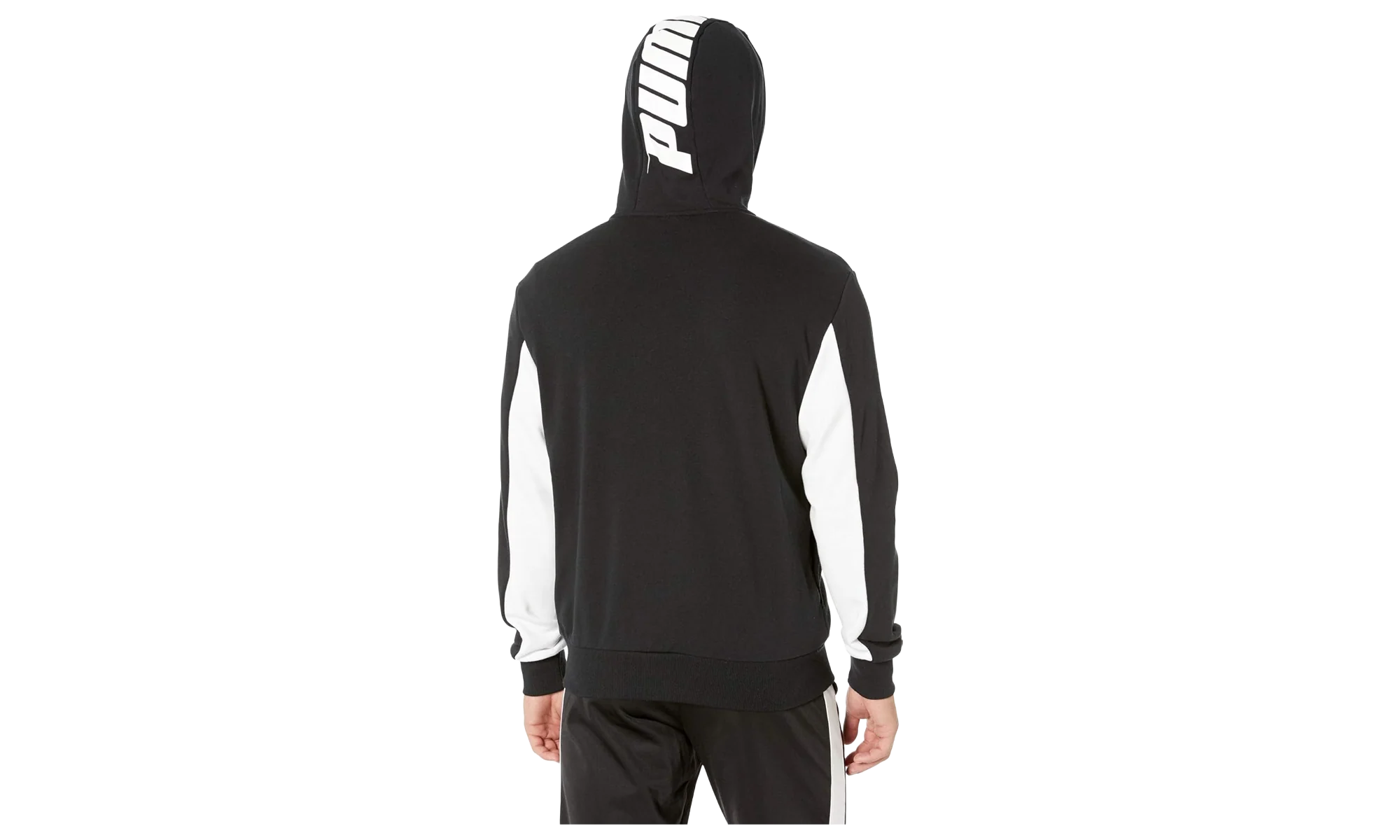 Rebel Hooded Track Jacket "Cotton Black" 854200 01