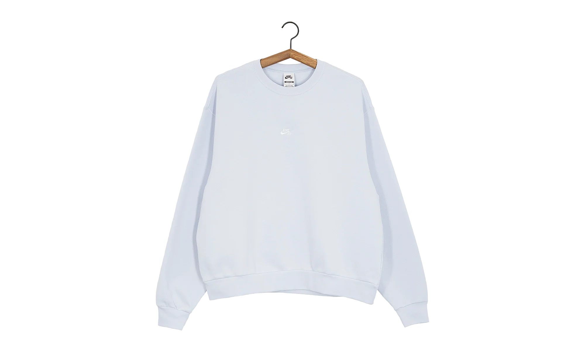 SB Fleece Skate Crewneck Sweatshirt "Football Grey / White" FV7353 085