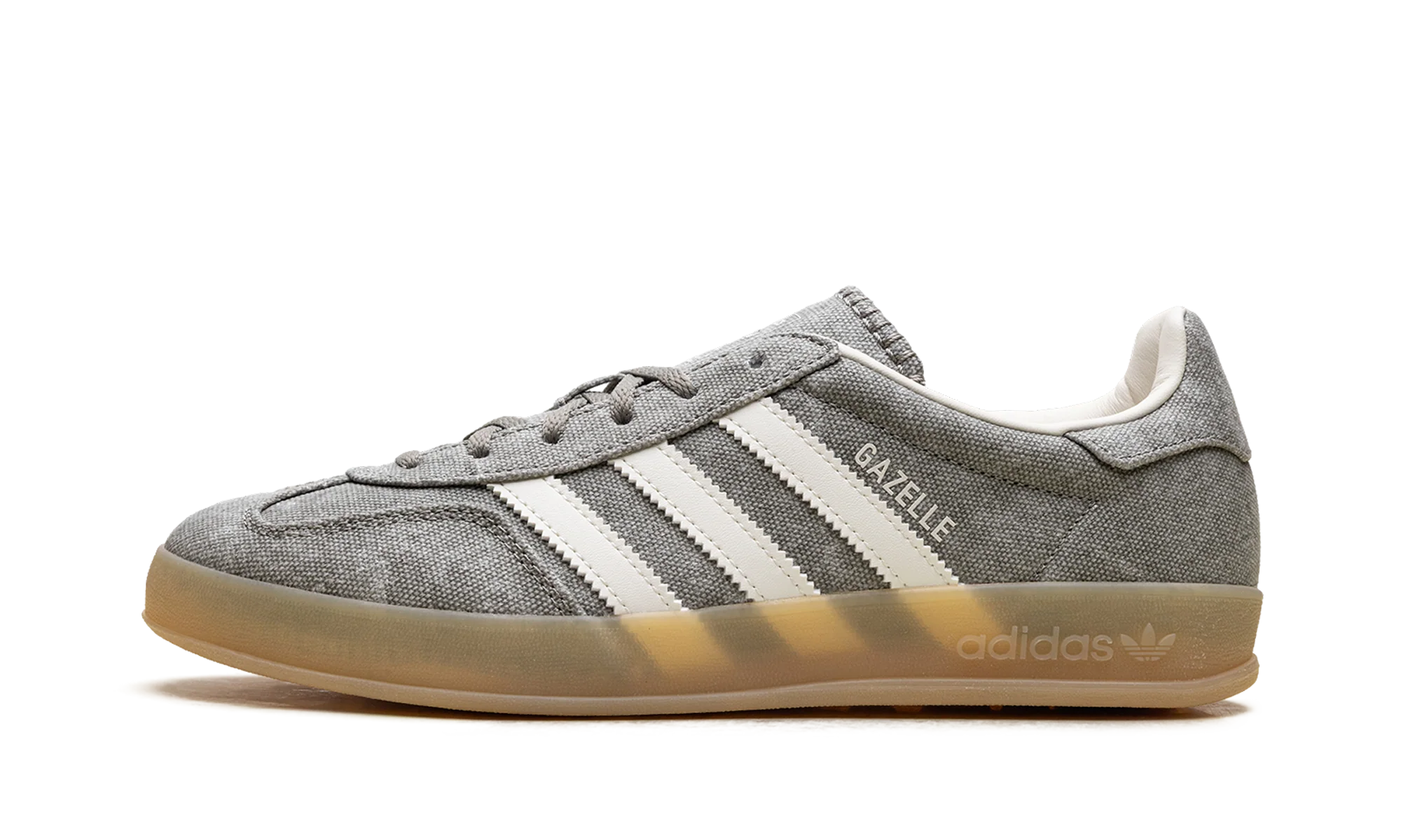 Gazelle Indoor WMNS "Silver Pebble Off White Canvas" IH7033