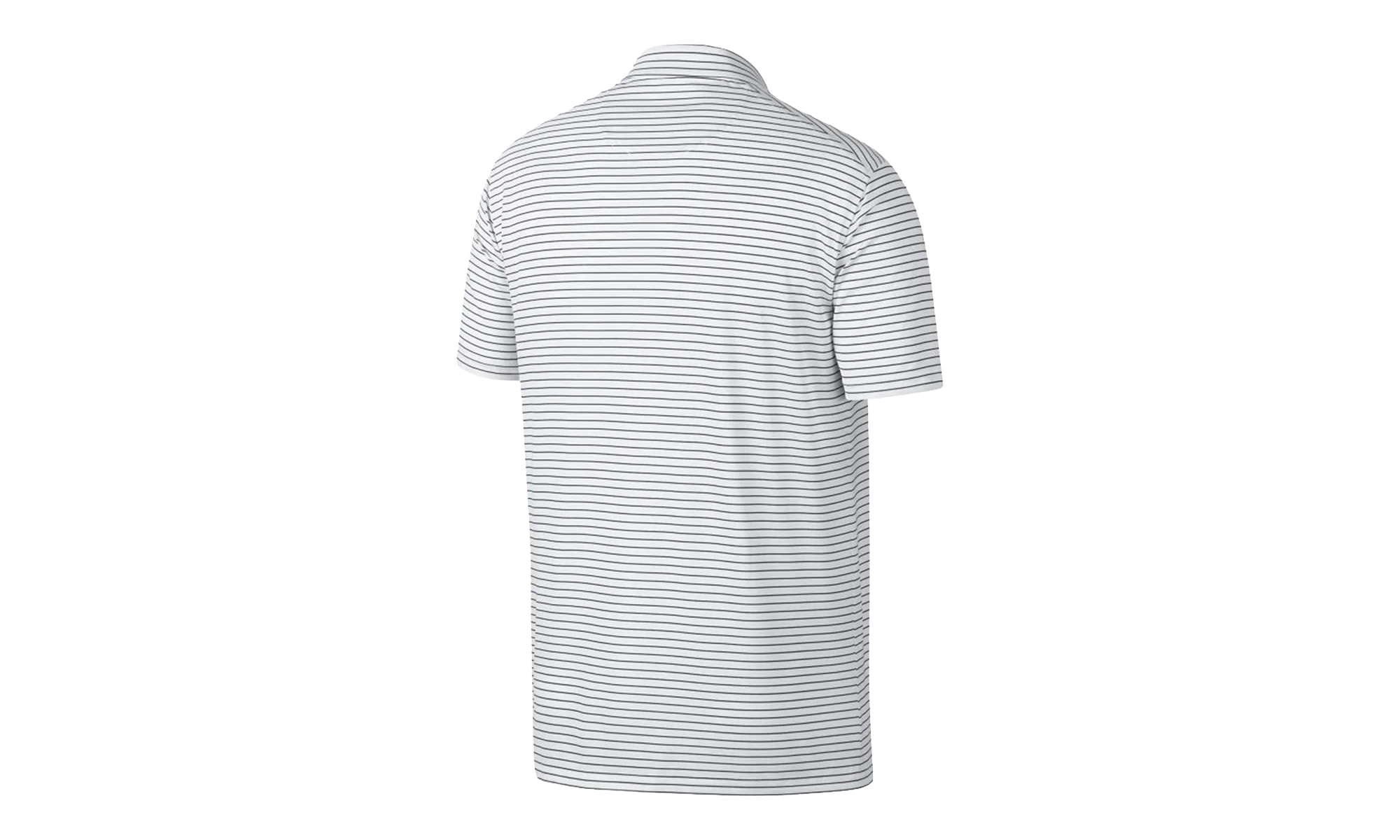 Dri-fit Striped Golf Polo Shirt "White / Black" AJ5482 100