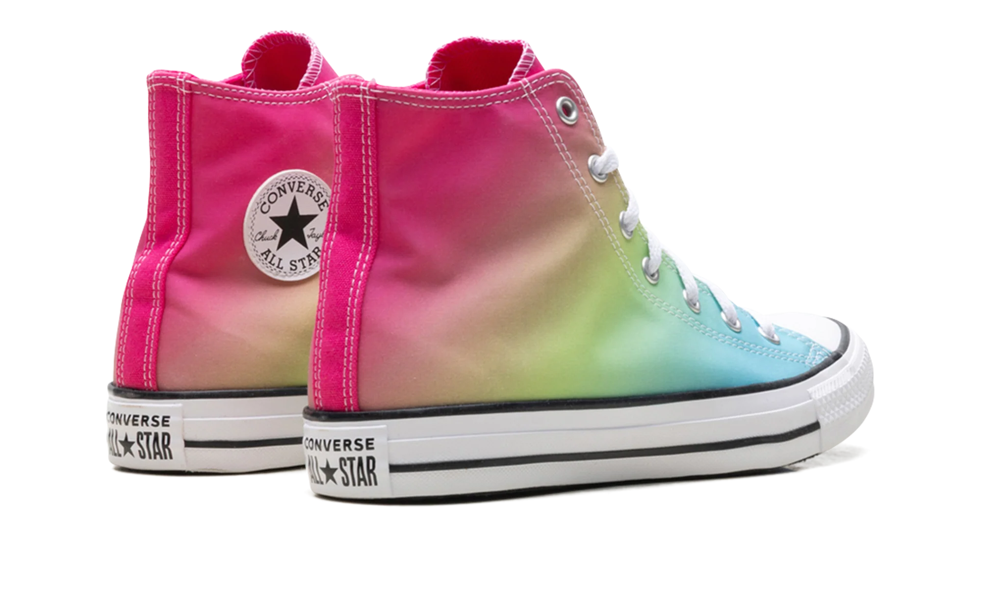 All Star Hi GS "Bright Ombre / Triple Cyan / Chaos Fuchsia" A07337F