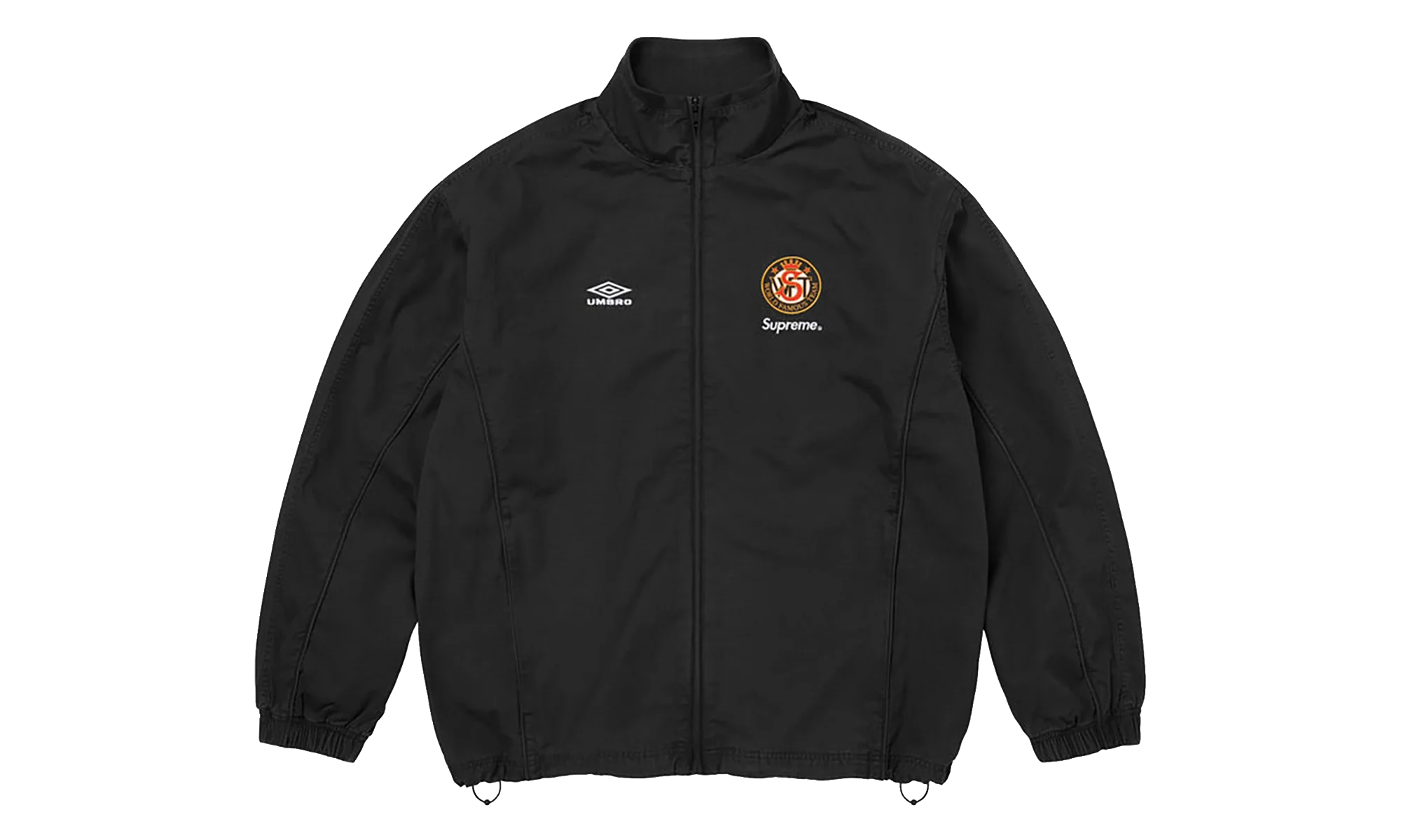 Umbro® Cotton Ripstop Track Jacket "SS26 - Black" SU27026