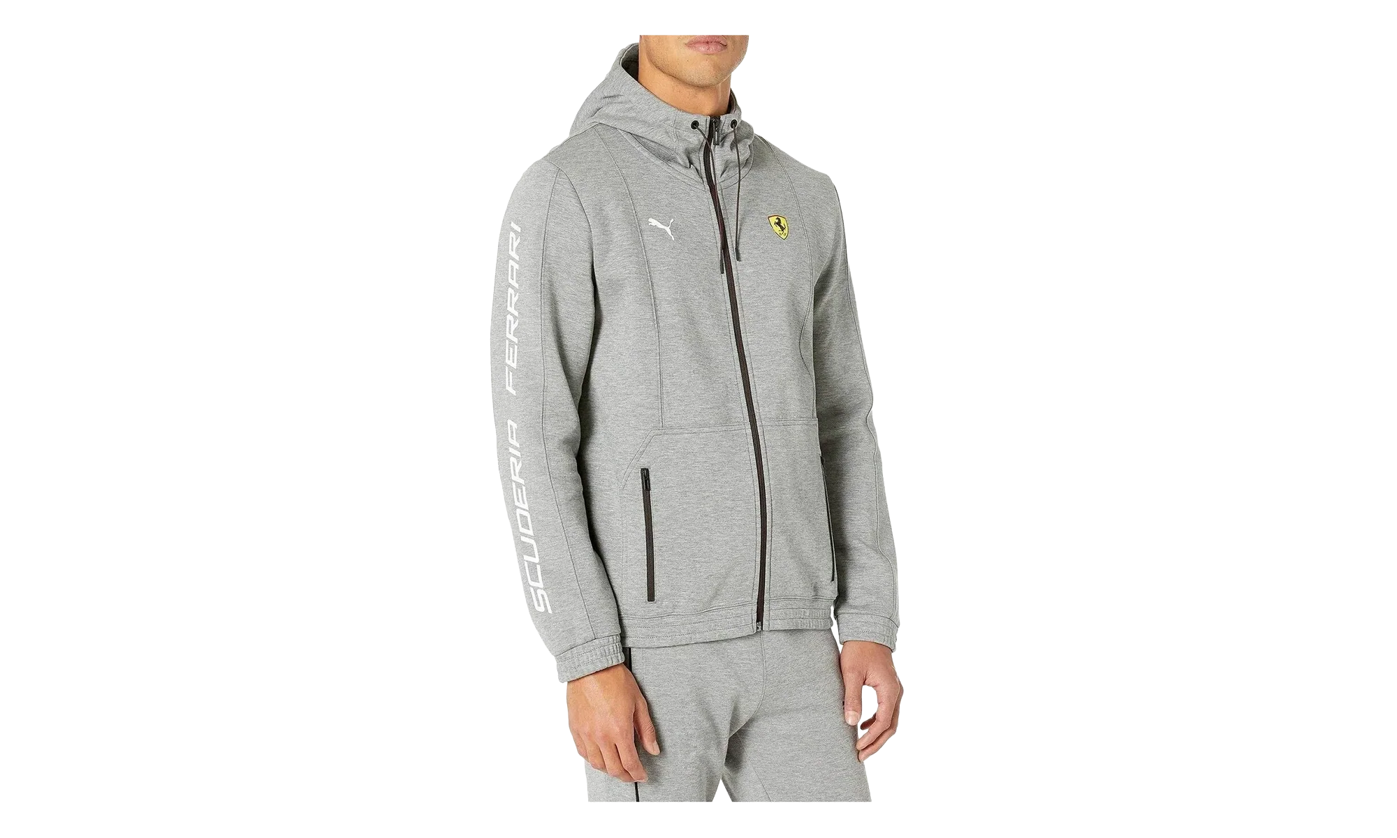Scuderia Ferrari Hooded Jacket "Gray" 595430 03
