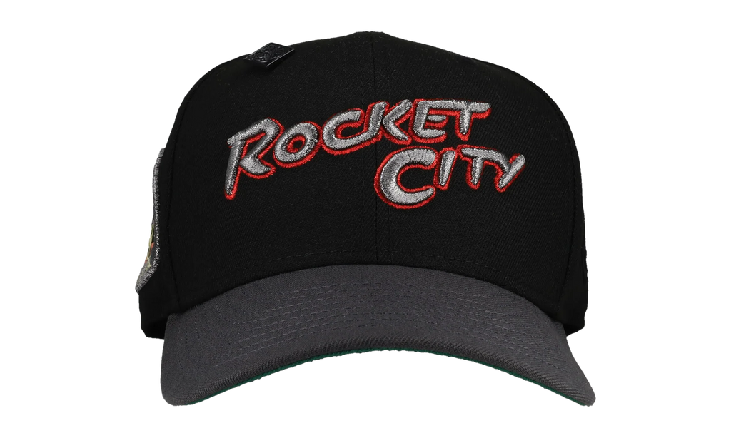 59FIFTY Rocket City Trash Pandas 59Fifty Fitted Hat "Black / Graphite / Metallic" 123451298542