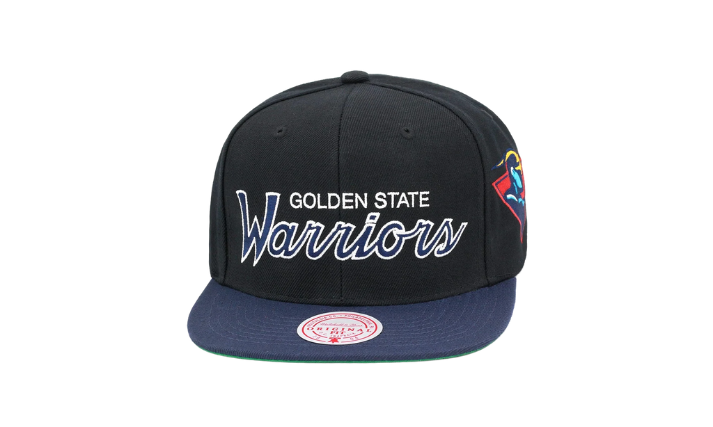 NBA Hardwood Classics Script 2.0 Snapback Cap "Golden State Warriors - Black" HHSS3282 GSWYYPPPBLCK