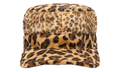 Faux Fur Giraffe Print Cap "Multicolor" DT472