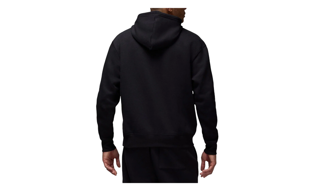 Jordan Essentials Fleece Hoodie "Black / Gym Red / Gym Red" FD7545 013