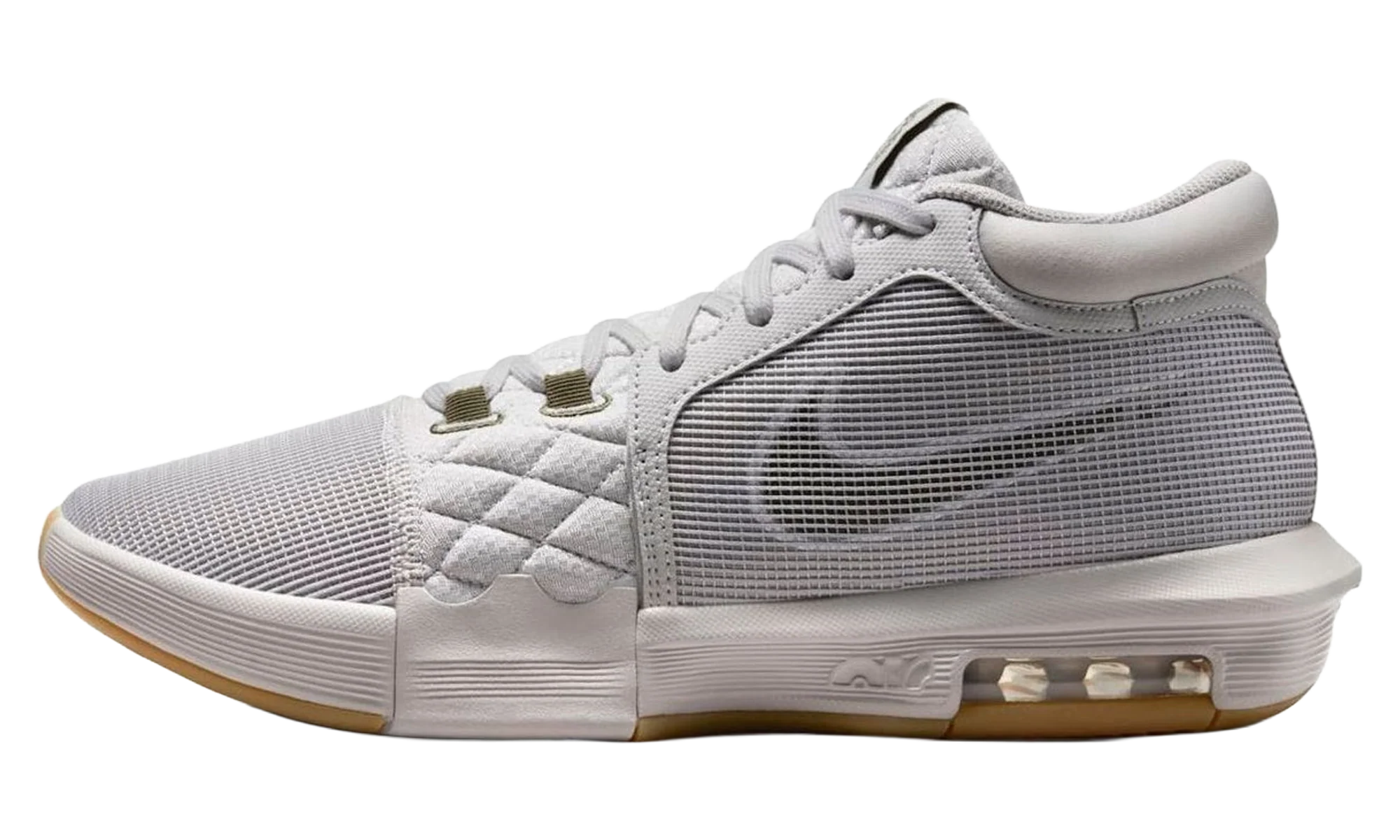 LeBron Witness 8 "Light Iron Ore Gum" FB2239 003
