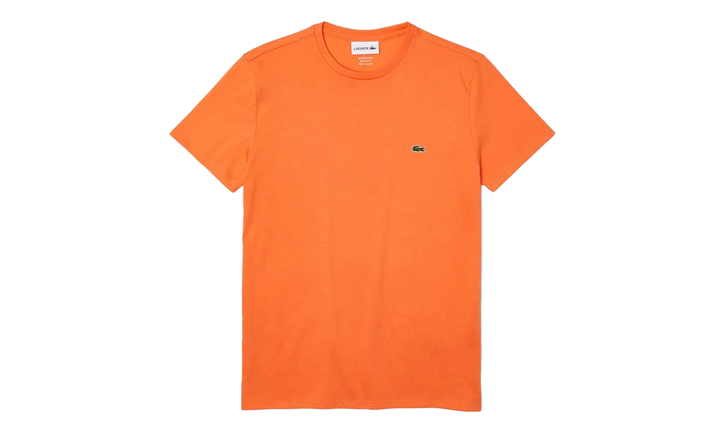 Crew Neck Pima Cotton Jersey T-shirt "Orange" TH6709 NPB