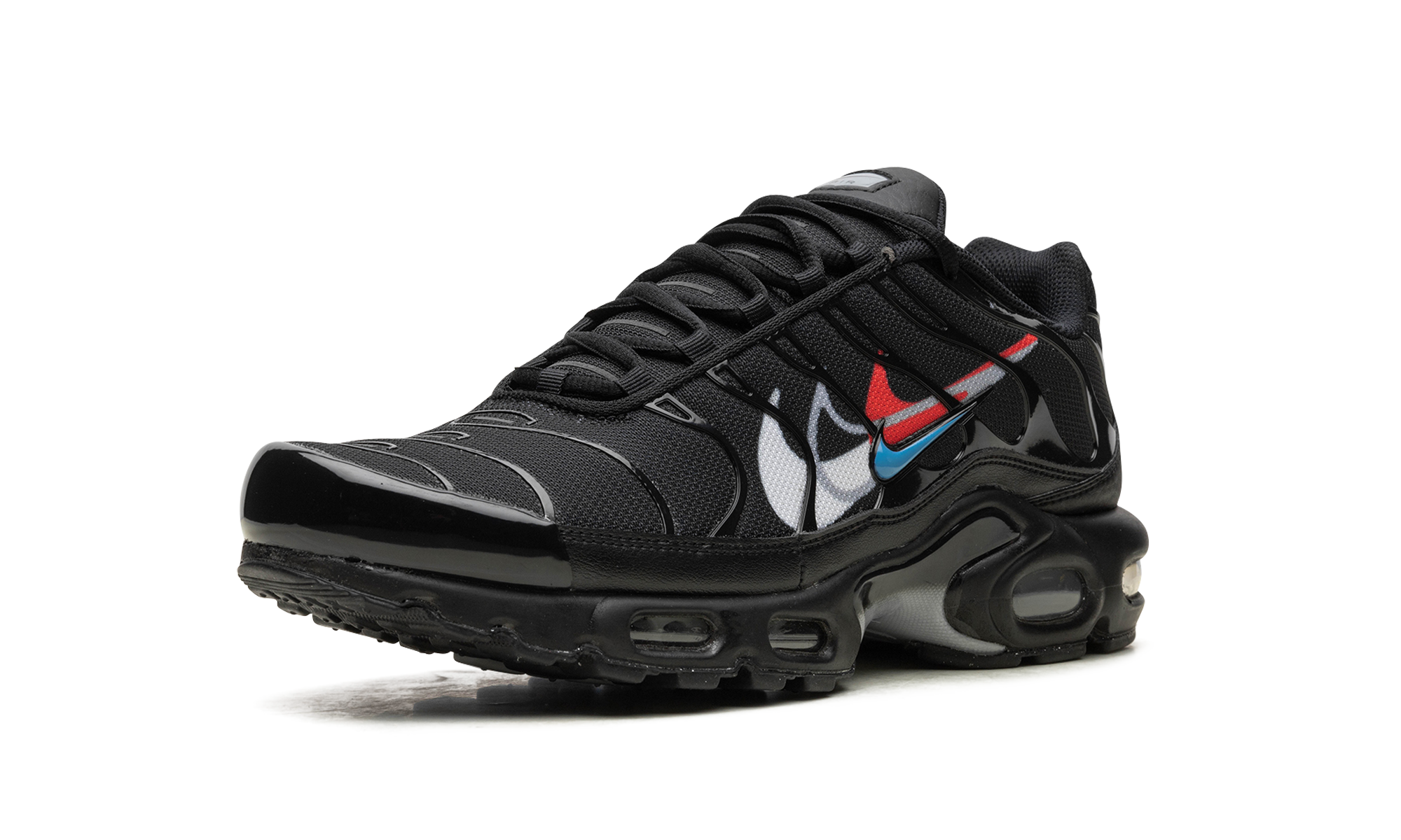 Air Max Plus "Multi Swoosh Black Bright Crimson" FJ4224 001