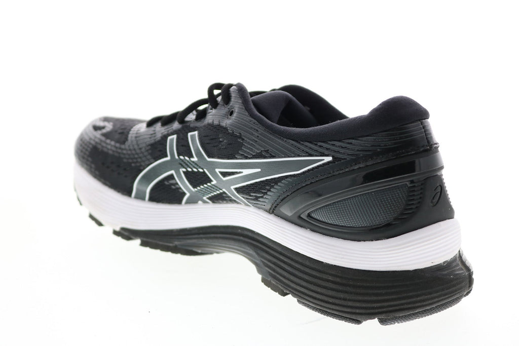 Asics Gel-Nimbus 21 1012A156 Mens Black Synthetic Athletic Running Shoes