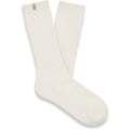 Women's Rib Knit Slouchy Crew Sock in White