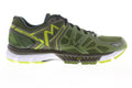 Spire Mens Green Mesh Low Top Lace Up Athletic Running Shoes